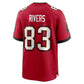 TB.Buccaneers #83 Eric Rivers Red Team Game Football Jersey