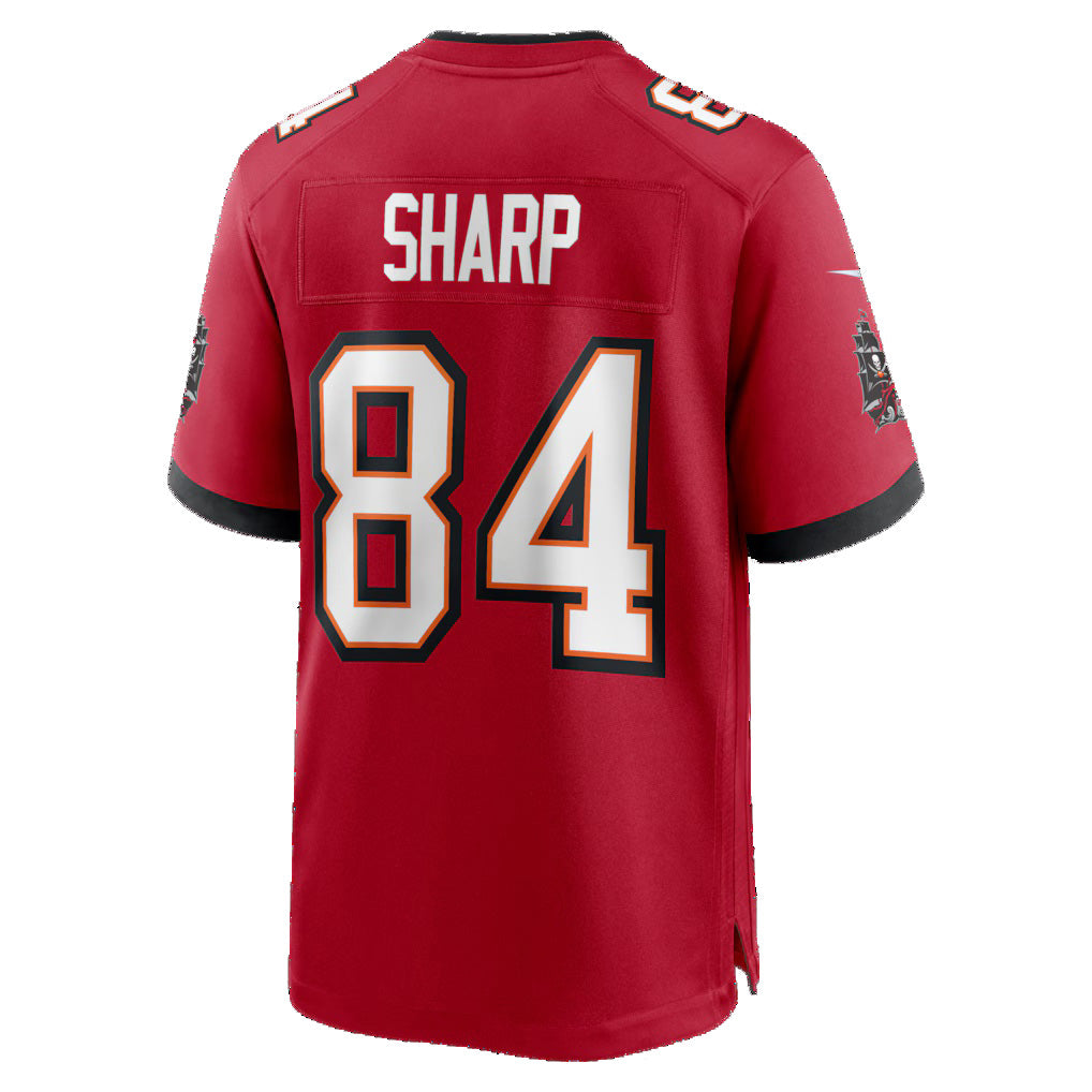 TB.Buccaneers #84 Bauer Sharp Red Team Game  American Football Jerseys