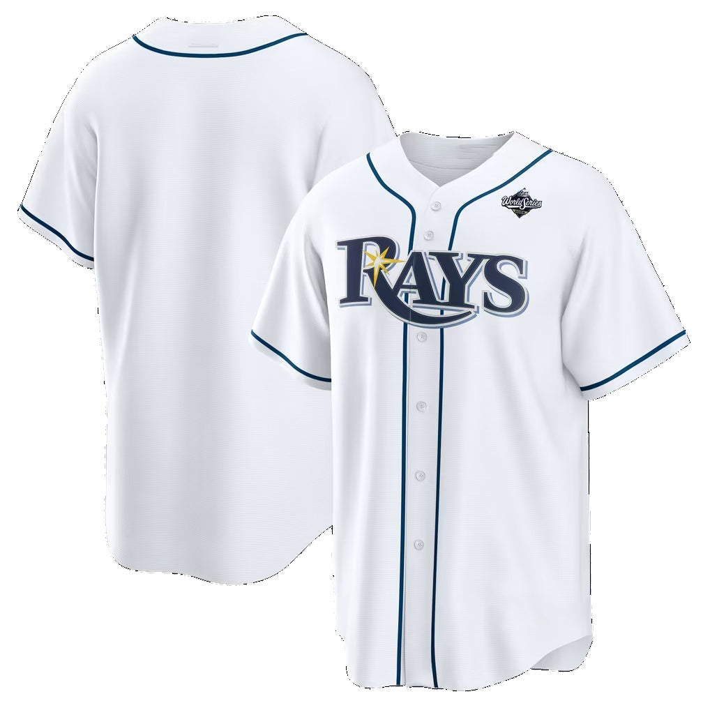 Tampa Bay Rays White 2026 World Series Home Replica Baseball Jersey