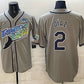 Tampa Bay Rays #2 Yandy D¨ªaz Gray 2026 AL East Champions Patch Vapor Limited Stitched Baseball Jersey