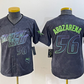Tampa Bay Rays #56 Randy Arozarena Number Charcoal 2024 City Connect Limited Stitched Baseball Jersey