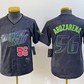 Tampa Bay Rays #56 Randy Arozarena Number Charcoal 2024 City Connect Limited Stitched Baseball Jersey