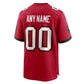 Custom TB.Buccaneers Football Jerseys Team Player or Personalized Design Your Own Name for Men's Women's Youth Jerseys Red