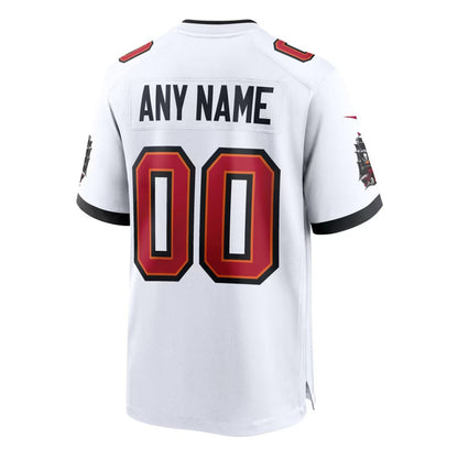 Custom TB.Buccaneers Football Jerseys Team Player or Personalized Design Your Own Name for Men's Women's Youth Jerseys Red