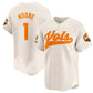 T.Volunteers #1 Christian Moore Cream 2024 Champions Vapor Limited Stitched American College Jerseys