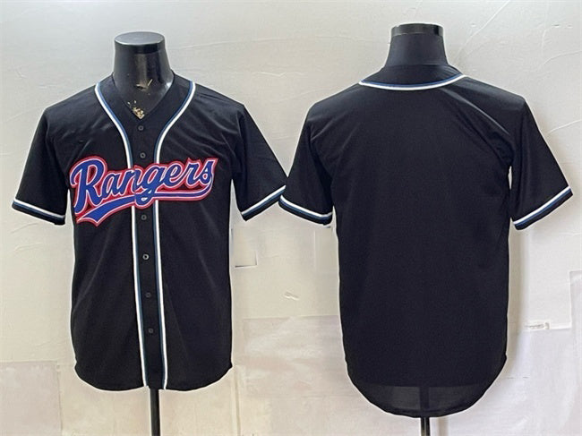 Texas Rangers Blank 2026 Fashion Replica Black Out Stitched Baseball Jersey
