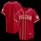 Texas Rangers Red 2026 City Connect Stadium Stitched Baseball Jersey
