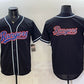 Texas Rangers Team Big Logo 2026 Fashion Replica Black Out Stitched Baseball Jersey