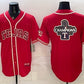 Texas Rangers Team Big Logo Red 2026 City Connect Stadium Stitched Baseball Jerseys