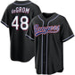 Texas Rangers #48 Jacob Degrom 2026 Black Out Fashion Baseball Jersey