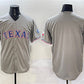 Texas Rangers Blank Gray With Patch Cool Base Stitched Baseball Jersey