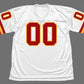 Custom KC.Chiefs Mitchell & Ness Throwback Collection White Stitched American Football Jerseys