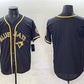 Toronto Blue Jays Blank Black Gold Cool Base Stitched Baseball Jersey