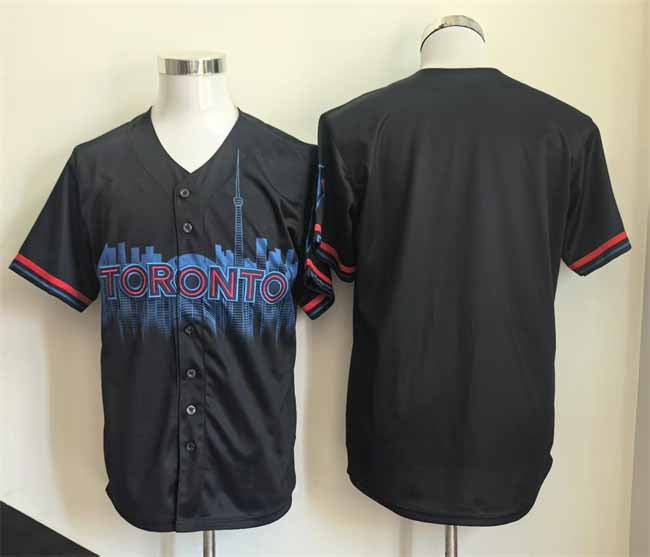 Toronto Blue Jays Blank Navy 2024 City Connect Limited Stitched Baseball Jersey