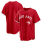 Toronto Blue Jays Red Canada Day Replica Jersey Stitched Baseball Jersey