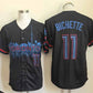 Toronto Blue Jays #11 Bo Bichette Navy 2024 City Connect Limited Stitched Baseball Jersey