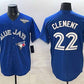 Toronto Blue Jays #22 Ernie Clement Blue 2025 World Series Cool Base Stitched Baseball Jersey