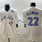 Toronto Blue Jays #22 Ernie Clement White 2025 World Series Home Cool Base Stitched Baseball Jersey