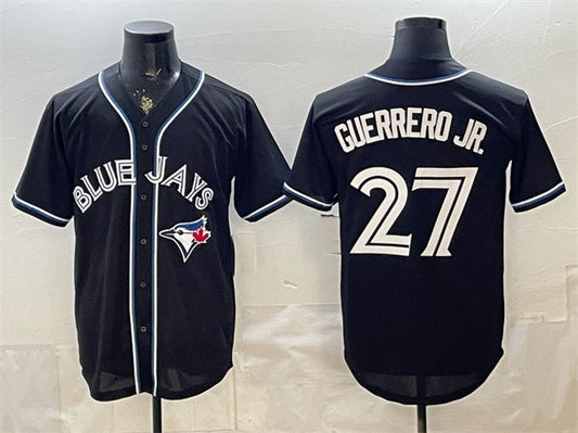 Toronto Blue Jays #27 Vladimir Guerrero Jr. 2026 Fashion Replica Black Out Stitched Baseball Jersey