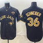 Toronto Blue Jays #36 Davis Schneider Black Gold 2025 American League Champions Limited Stitched Baseball Jersey
