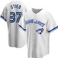 Toronto Blue Jays #37 Dave Stieb White Cooperstown Collection Baseball Jersey