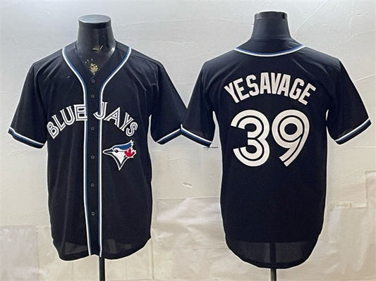 Toronto Blue Jays #39 Trey Yesavage 2026 Fashion Replica Black Out Stitched Baseball Jersey