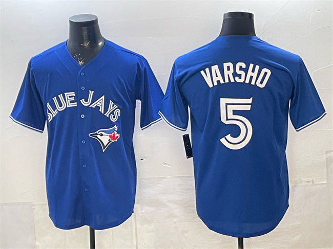 Toronto Blue Jays #5 Daulton Varsho Royal 2025 Cool Base Stitched Baseball Jersey