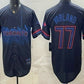 Toronto Blue Jays #77 Louis Varland Black City Limited Baseball Jersey