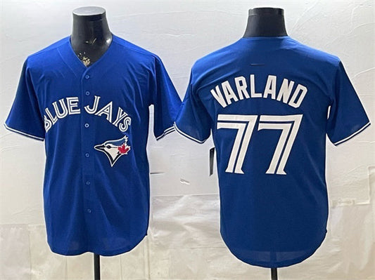 Toronto Blue Jays #77 Louis Varland Royal 2025 Limited Stitched Baseball Jersey