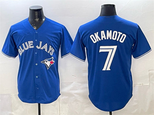 Toronto Blue Jays #7 Kazuma Okamoto Royal 2026 Cool Base Stitched Baseball Jersey