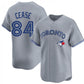 Toronto Blue Jays #84 Dylan Cease Gray Cool Baseball Jersey