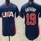 USA Baseball #19 Roman Anthony Navy 2026 World Baseball Classic Cool Base Stitched Baseball Jersey