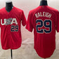 USA Baseball #29 Cal Raleigh 2023 Red World Baseball Classic Stitched Baseball Jersey