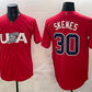 USA Baseball #30 Paul Skenes Red World Baseball Classic Stitched Baseball Jersey