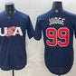 USA Baseball #99 Aaron Judge 2023 Navy World Baseball Classic Stitched Baseball Jersey