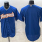 Venezuela Baseball Blank Blue 2026 World Baseball Classic Road Stadium Stitched Baseball Jersey