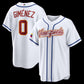 Venezuela Baseball #0 Andrés Giménez 2026 World Baseball Classic Home Stadium Jersey - White Baseball Jersey Puhics