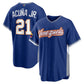 Venezuela Baseball #21 Ronald Acuña Jr. 2026 World Baseball Classic Road Stadium Jersey - Royal Baseball Jersey Puhics