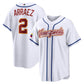 Venezuela Baseball #2 Luis Arraez 2026 World Baseball Classic Home Stadium Jersey - White Baseball Jersey Puhics