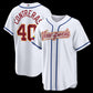 Venezuela Baseball #40 Willson Contreras 2026 World Baseball Classic Home Stadium Jersey - White Baseball Jersey Puhics