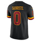 W.Commanders #0 Mike Sainristil Black Alternate Vapor F.U.S.E. Stitched Limited Football Jersey
