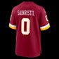 W.Commanders #0 Mike Sainristil Burgundy Game Stitched Football American Jersey