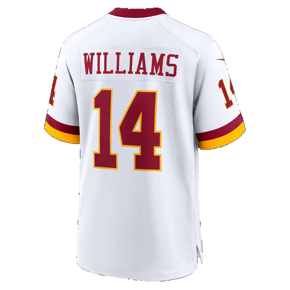 W.Commanders #14 Antonio Williams White Puhics Game Jersey