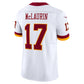 W.Commanders #17 Terry McLaurin White Vapor F.U.S.E. Limited Super Bowl Era Stitched American Football Jerseys