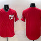 Washington Nationals Blank Red Limited Stitched Baseball Jersey