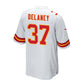 KC.Chiefs #37 Joe Delaney White Game Stitched American Football Jerseys