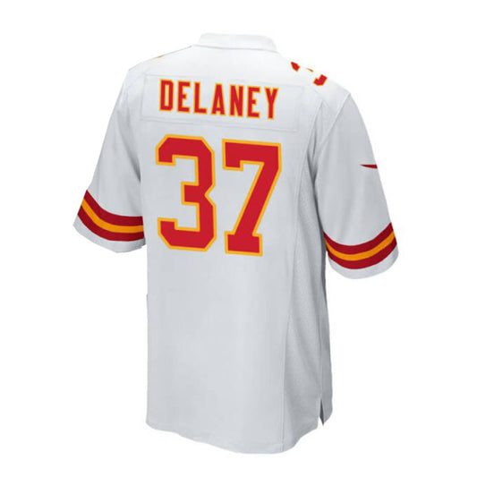 KC.Chiefs #37 Joe Delaney White Game Stitched American Football Jerseys