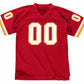 Custom KC.Chiefs Mitchell & Ness Throwback Collection Red Stitched American Football Jerseys