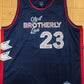 PH.76ers #23 LeBron James Navy Swingman Jersey - Icon Edition Stitched American Basketball Jersey
