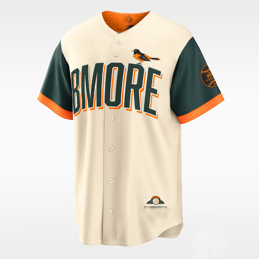 Custom Baltimore Orioles Natural 2026 City Connect Stadium Baseball Jersey